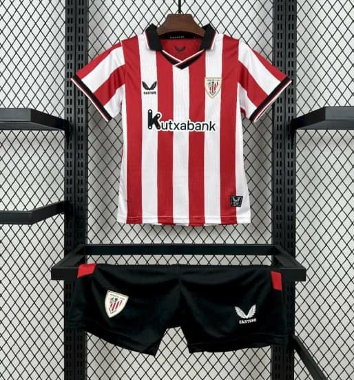 2025/26 Kids Athletic Bilbao Home Kit — Athletic Club