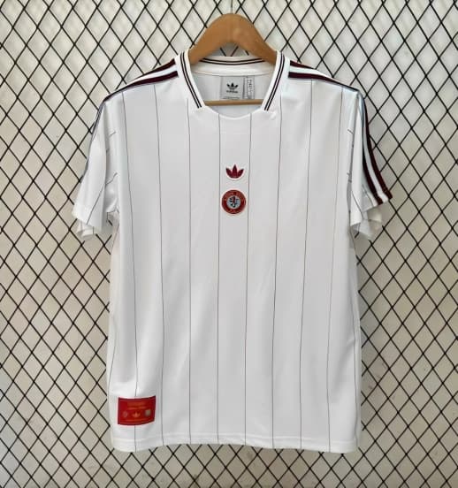 25/26 Aston Villa Adidas Original Terrace Icons WHITE Jersey — Aston Villa Football Club