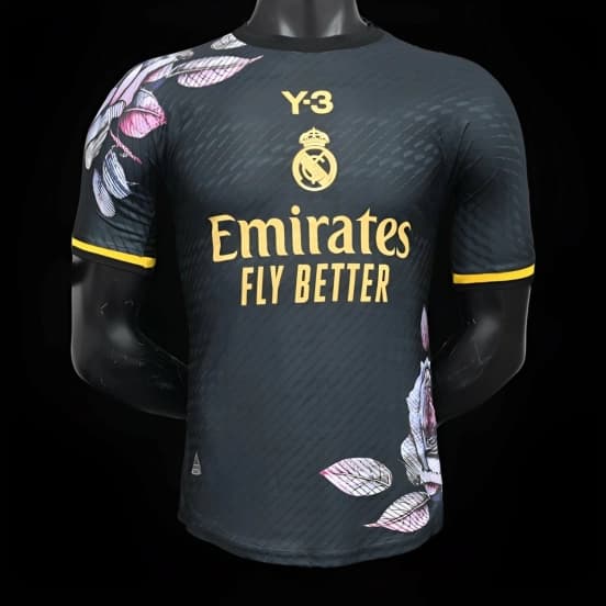 Player Version 2024 Real Madrid x Y3 Black Special Jersey — jersey