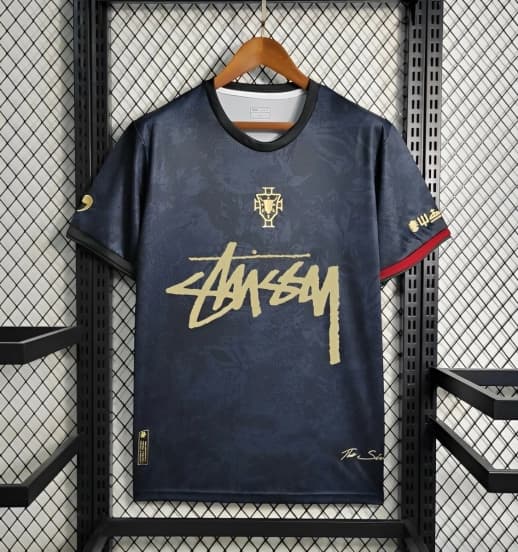 2024 Portugal x Stussy Black Special Jersey — jersey
