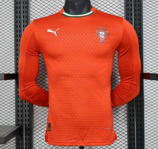 Player Version 2025 Portugal Home Long Sleeve Jersey — jersey