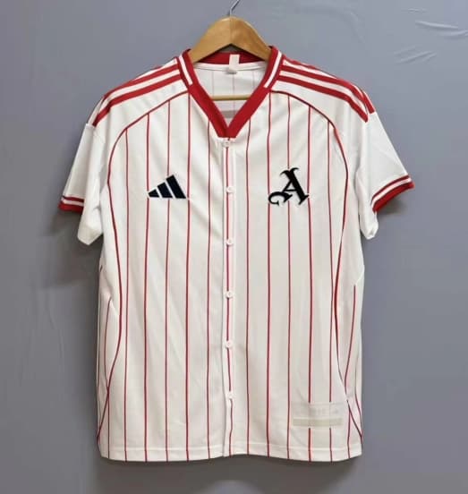 25/26 Arsenal US Pack Baseball White Jersey — Arsenal Football Club