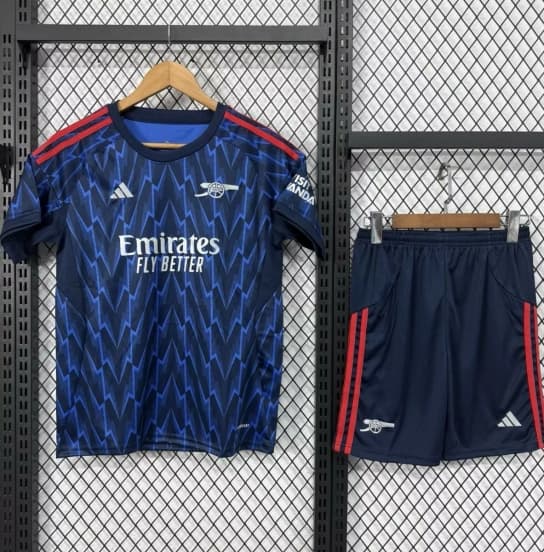 25/26 Kids Arsenal Away Blue Jersey — Arsenal Football Club