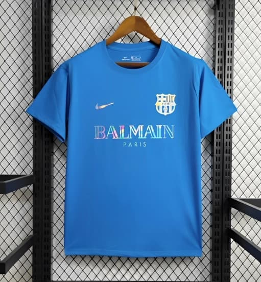 24/25 Barcelona x Balmain Blue Training Jersey — jersey