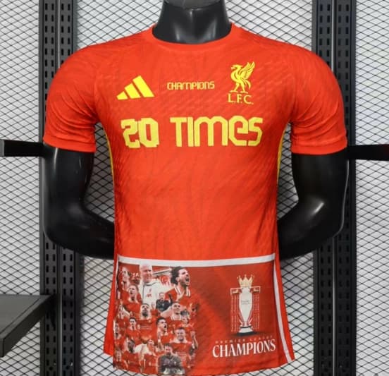 Player Version 25/26 Liverpool 20times Champions Jersey — Liverpool Football Club