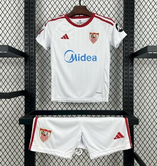 25/26 Kids Sevilla FC Home Jersey — Sevilla Fútbol Club