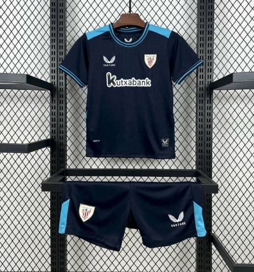 2025/26 Kids Athletic Bilbao Away Kit — Athletic Club