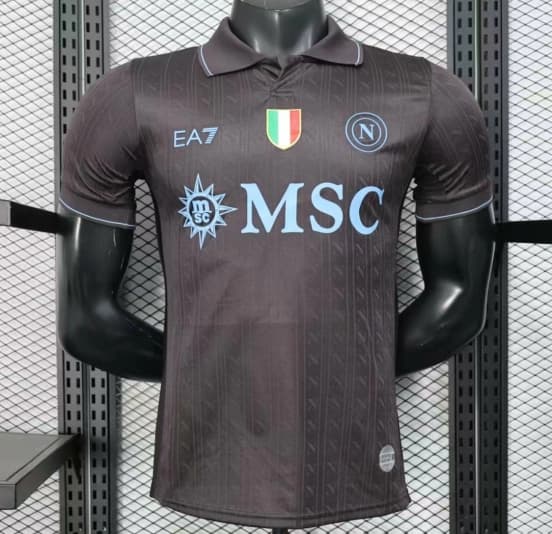 Player Version 25/26 Napoli Third Black Jersey — SSC Napoli